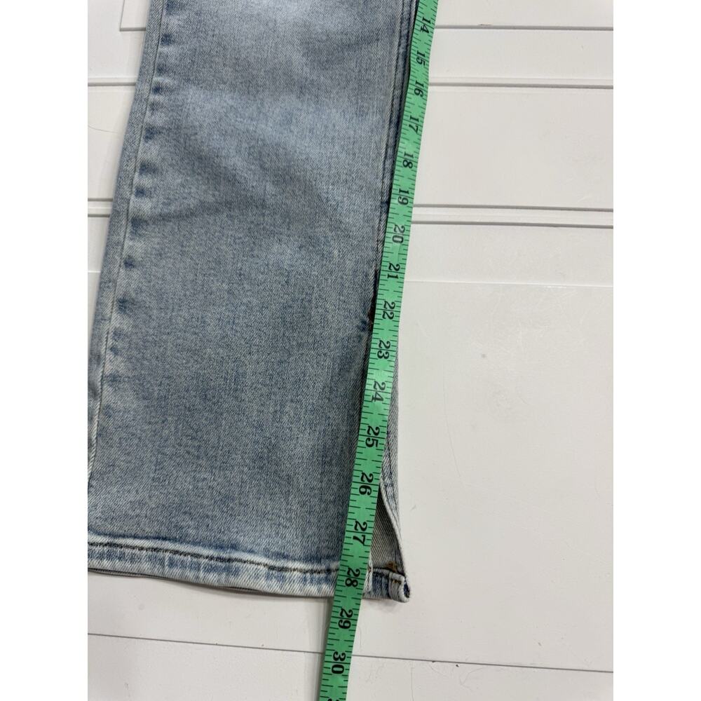 Judy Blue Jeans Womens Distressed 5/27 Blue Straight Stretch Medium Wash Denim - Picture 3 of 7